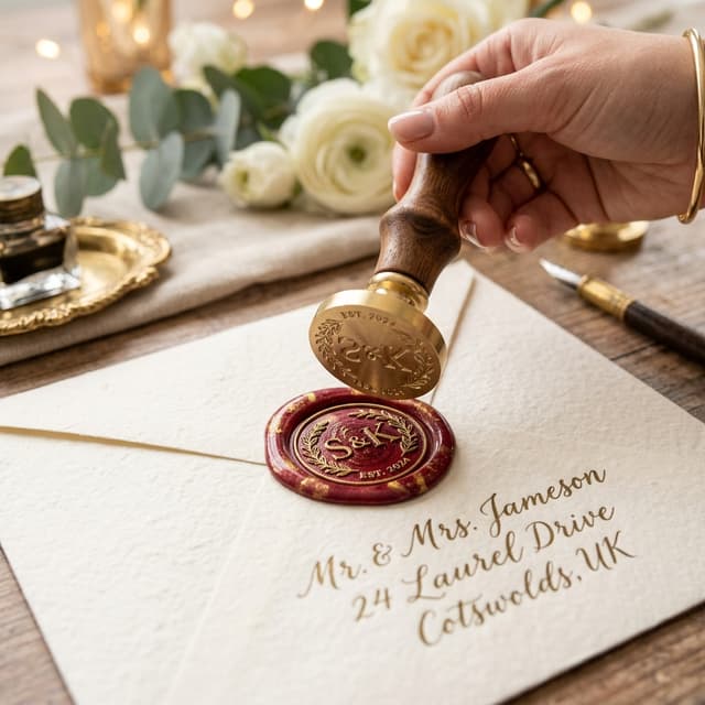 Custom Monogram Wax Seals