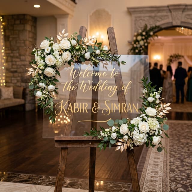 Welcome Sign Boards & Easels