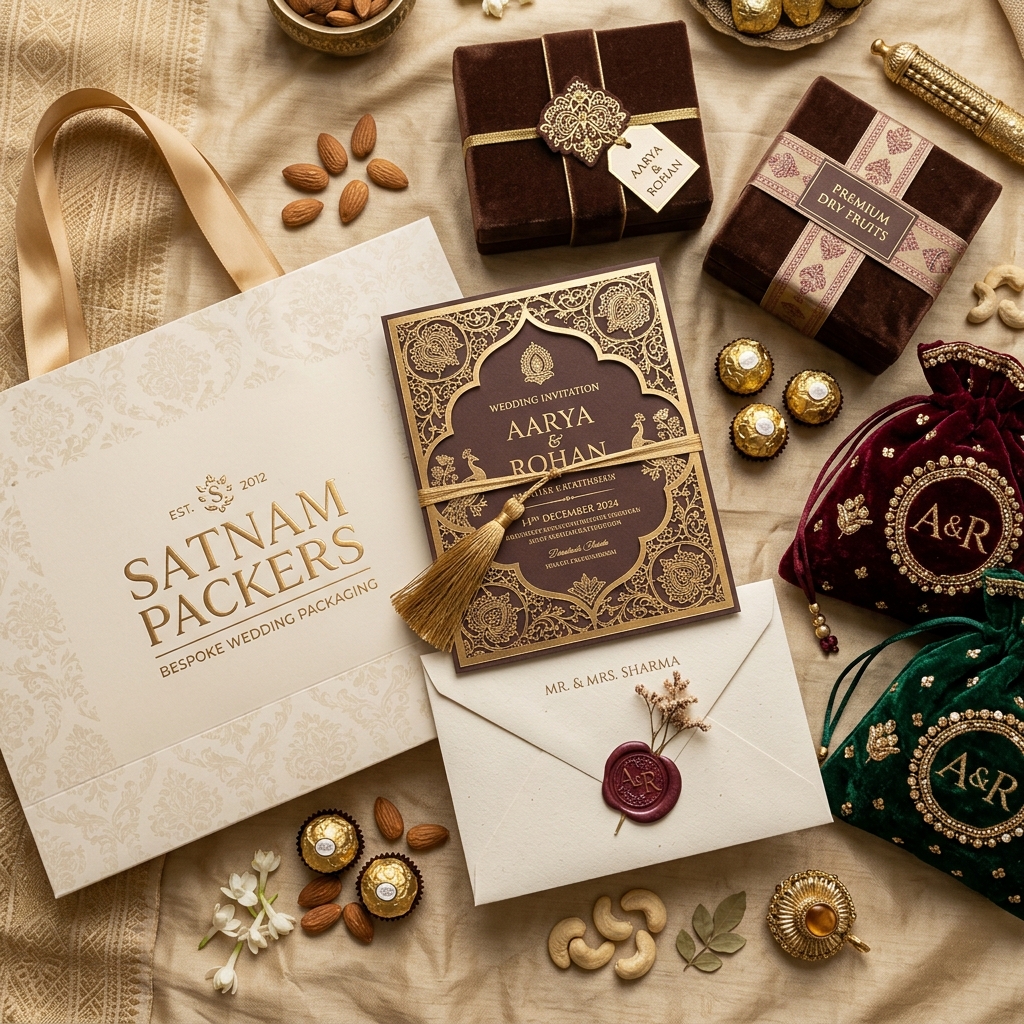 Satnam Packers — luxury wedding packaging